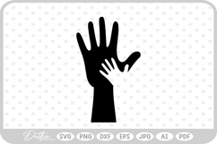 Hands SVG PNG DXF Product Image 1
