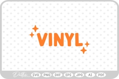 Vinyl Word SVG PNG DXF Product Image 1