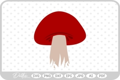 Mushroom Toadstool Fall Autumn SVG PNG DXF Product Image 1