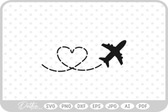 Plane Air Travel SVG PNG DXF Product Image 1