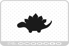 Dino Dinosaur Silhouette SVG PNG DXF Product Image 1