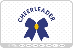 Cheerleader Bow SVG PNG DXF Product Image 1