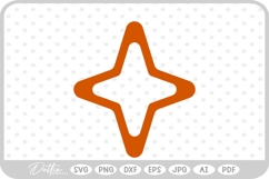 Sparkle Star Shape Cluster Space SVG PNG DXF Product Image 1