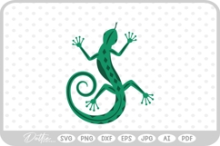 Lizard Gecko SVG PNG DXF Product Image 1