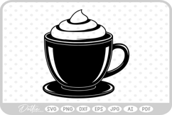 Hot Cocoa Christmas Festive Drink Winter SVG PNG DXF Product Image 1
