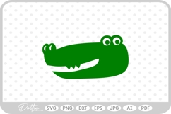 Alligator Croc SVG PNG DXF Product Image 1