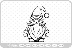 Festive Christmas Gonks Gnomes Winter SVG PNG DXF Product Image 1