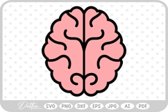 Brain SVG PNG DXF Product Image 1