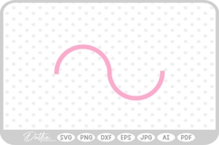 Wavy Line SVG PNG DXF Product Image 1