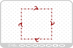 Christmas Winter Frame Border Background SVG PNG DXF Product Image 1