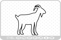Goat SVG PNG DXF Product Image 1