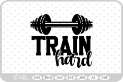 Workout Quote Gym Fitness SVG PNG DXF Product Image 1