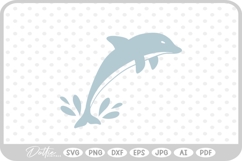 Dolphin SVG PNG DXF Product Image 1