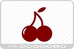 Cherries SVG PNG DXF Product Image 1