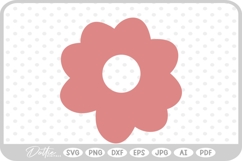 Flower Doodle Sketch Style Hand Drawn SVG PNG DXF Product Image 1