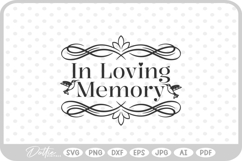 In Loving Memory Hummingbird SVG PNG DXF Product Image 1