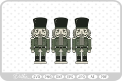 Nutcracker Christmas Festive Holiday SVG PNG DXF Product Image 1