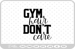 Workout Quote Gym Fitness SVG PNG DXF Product Image 1