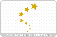 Star Shape Stars Space Doodle Starburst SVG PNG DXF Product Image 1