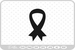 Cancer Awareness Ribbon Survivor SVG PNG DXF Product Image 1