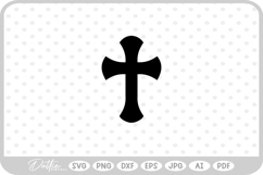 Religious Cross SVG PNG DXF Product Image 1