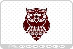 Owl Bird SVG PNG DXF Product Image 1