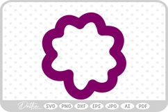 Flower Doodle Sketch Style Hand Drawn SVG PNG DXF Product Image 1