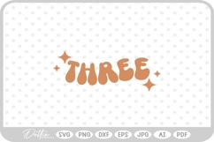 Three SVG PNG DXF Product Image 1