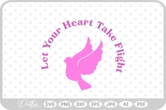 Dove Quote SVG PNG DXF Product Image 1