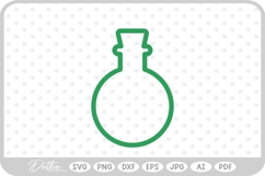 Potion Bottle SVG PNG DXF Product Image 1