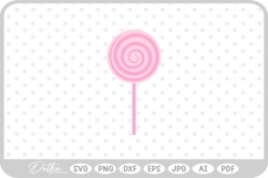 Lolly Lollipop Candy SVG PNG DXF Product Image 1