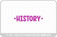 School Subject SVG PNG DXF Product Image 1