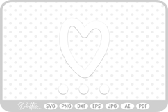Heart Swirl Shape Decorative SVG PNG DXF Product Image 1