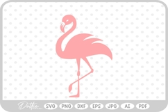Flamingo Bird SVG PNG DXF Product Image 1