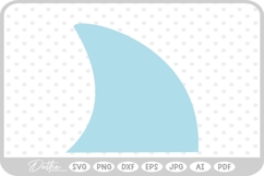 Shark Fin SVG PNG DXF Product Image 1