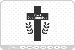 First Holy Communion SVG PNG DXF Product Image 1