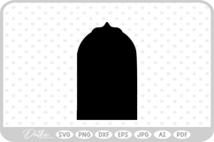 Gravestone Cemetery RIP Halloween Spooky Season SVG PNG DXF Product Image 1