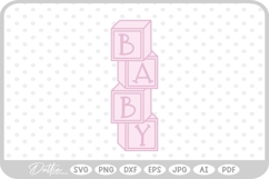 Baby Blocks SVG PNG DXF Product Image 1
