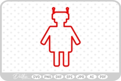 Robot SVG PNG DXF Product Image 1