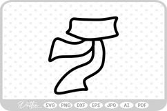 Scarf SVG PNG DXF Product Image 1