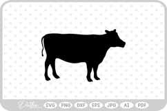Farm Animal Cow SVG PNG DXF Product Image 1