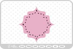Elegant Dashed Shape SVG PNG DXF Product Image 1