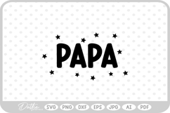 Papa SVG PNG DXF Product Image 1