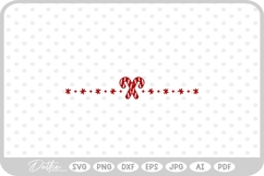 Christmas Festive Snowflake Line SVG PNG DXF Product Image 1