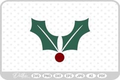 Holly Christmas Plant Winter SVG PNG DXF Product Image 1