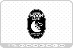 Moon Light Potion Bottle Label Halloween Witch SVG Product Image 1
