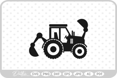 Construction Vehicle SVG PNG DXF Product Image 1
