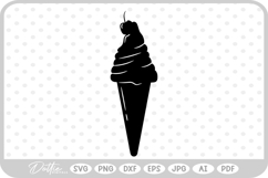 Ice Cream Cone SVG PNG DXF Product Image 1