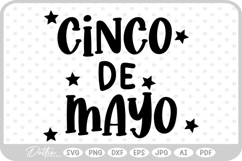 Cinco De Mayo Fiesta Quote SVG PNG DXF Product Image 1