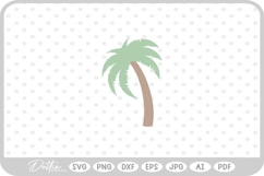 Palm Tree Tropical Plant SVG PNG DXF Product Image 1